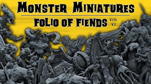 Monster Miniatures: Folio of Fiends Vol VI