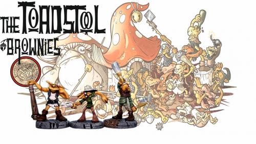 The Toadstool Brownies. 28mm miniature goblins and kobolds
