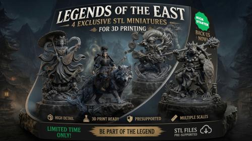Gods Of Japan: Premium Miniature STL 3D Printable