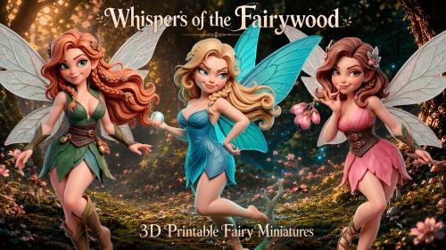 Whispers of the Fairywood – 3D Printable Fairy Miniatures