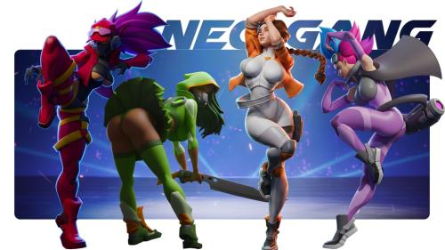 NeoGang: Cyberpunk Gangster Girls STL Collection