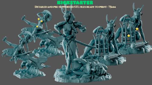 The Horny Women of the Immortal Shogunate Vol.2 (STL FILES)