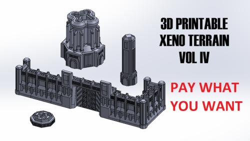 3D Printable Xeno Terrain Vol IV - Pay What You Want