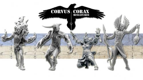 Corvus Corax Miniatures - Sons of Yetl Black