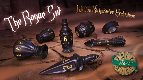 PolyHero Dice - Rogue Set