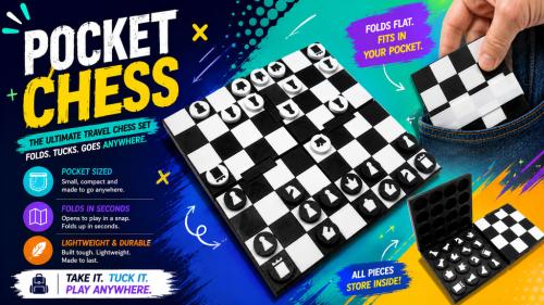 A Minimal Portable Chess Set That Fits In Pocket - STL Files