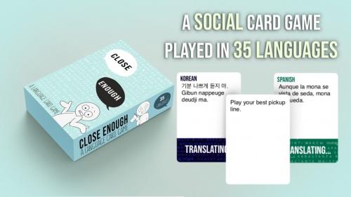 Close Enough: A Social Card Game to Discover Languages