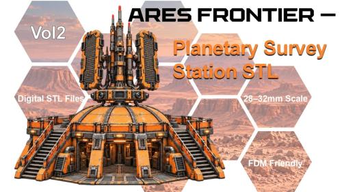 ARES FRONTIER: Planetary Survey Station STL