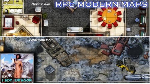 Modern cartography for RPG tabletop games and mini s