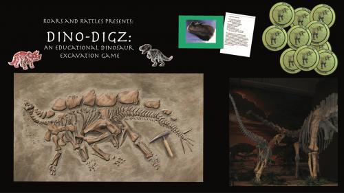 Dino-Digz: An educational dinosaur excavation board game