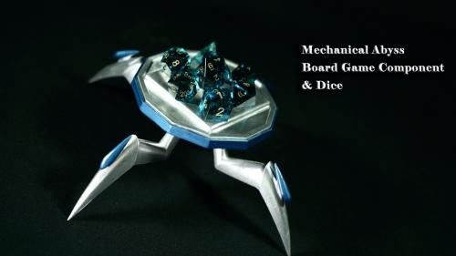 Mechanical Abyss Board Game Component & Dice
