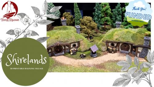 3D Printable Halfling Village