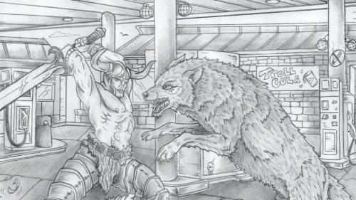 The Dire Truck Stop - An Xcrawl Classics Zine