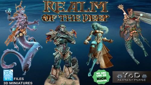 Realm of the Deep - 3D Miniatures / STL