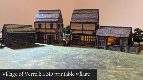 Village of Verrell: a 3D printable STL village