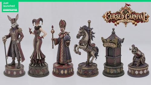 Cursed Carnival Chess Set (Halloween 2026)