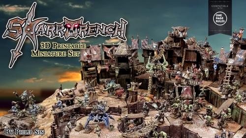 Skarrtrench: 3D Printable Miniature Set
