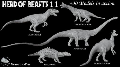 HERD OF BEASTS 11 - DINOSAURS 4
