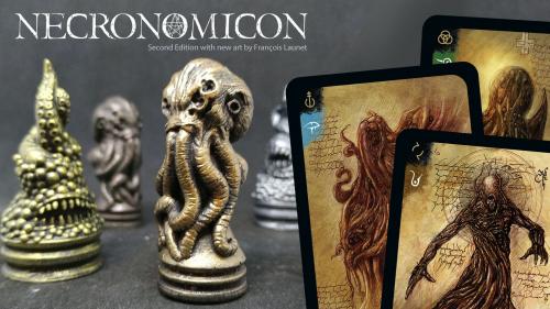 Necronomicon with Cthulhu & Shoggoth pawns