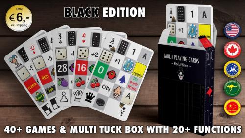 Multi Playing Cards Black Edition - Playing cards 2.0