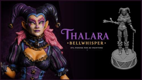Thalara Bellwhisper - High Detailed 3D Printable Figure STL