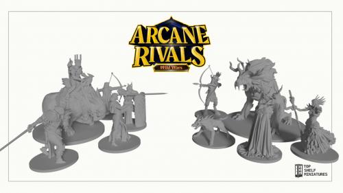 Arcane Rivals: Wild Wars 32mm miniatures