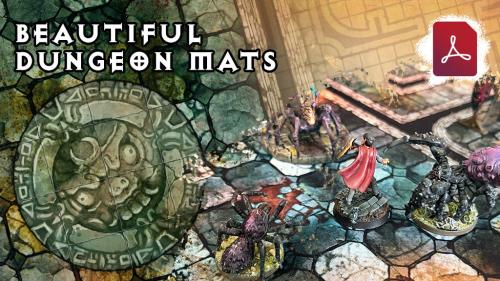 Beautiful Dungeon Mats