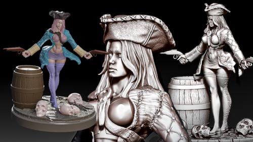 Viktoria Moonshade - STL FILES FOR 3D PRINTING