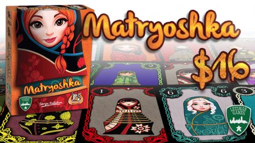 Matryoshka: A set-collection and trading game for 3-5p