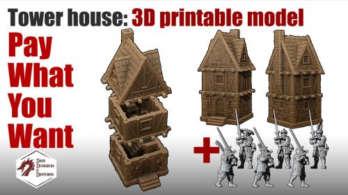 Stormhill: Tower House - PWYW 3D Printable Model