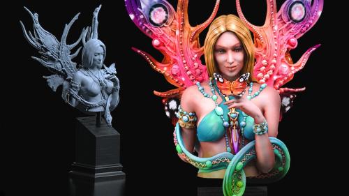 Fantasy Busts & Miniatures Vol. 2 - STL Files - 3D Models