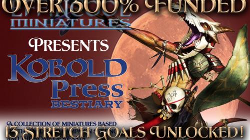 Kobold Press Bestiary - A Collection Of Fantasy Miniatures