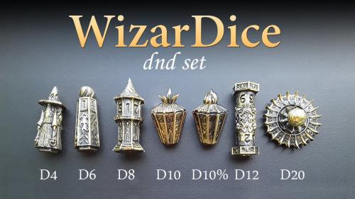 Wizard DnD Dice Set