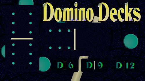 DOMINOES! Card Decks in 3 sizes plus Drakar Special Edition