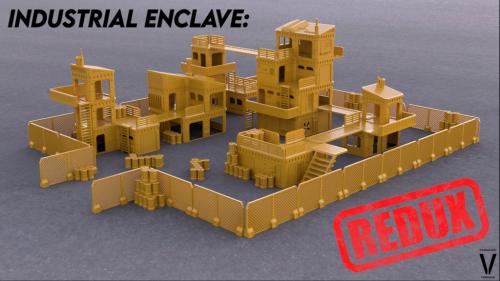 Industrial Enclave: REDUX - 3D Printable Terrain