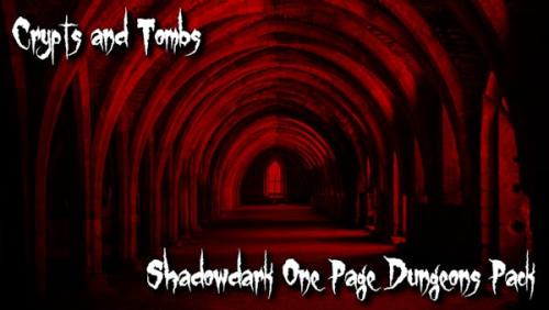 Crypts and Tombs Shadowdark One Page Dungeon Pack