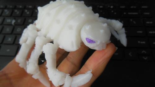 Predominant Print-in-Place Isopod BJD 3D STL Model