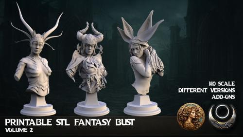 Fantasy Female Busts & Miniatures, Vol 2