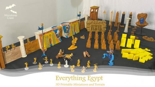 Everything Egypt - 3D Printable Miniatures and Terrain
