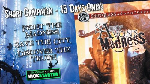 Shotglass Adventures: SAINT AVON S MADNESS Hardcover