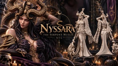 Nyssara, the Serpent Witch — Premium Fantasy STL