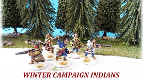 28mm French & Indian War -  Winter Campaign  French Regulars
