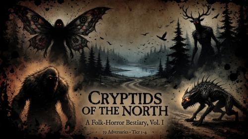 Cryptids of the North — A Folk-Horror Bestiary, Vol. I