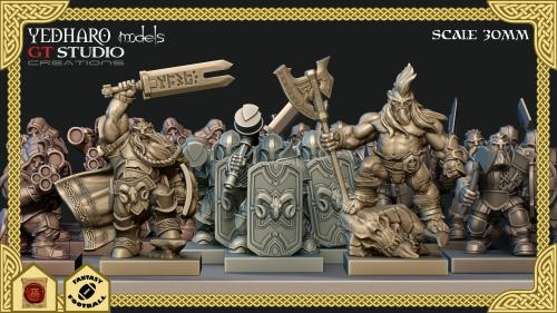 Dwarf Miniatures and Fantasy Football by Yedharo - GT Studio