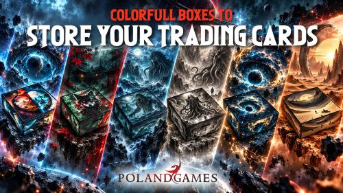 Printed Storage Boxes For Trading Cards Games Collection!