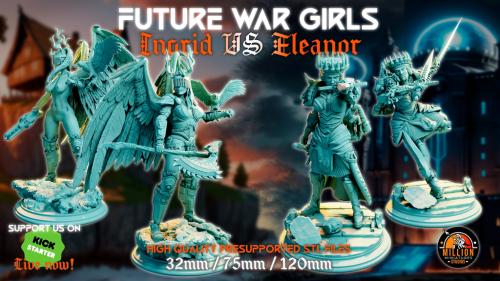 Future War Girls: Ingird VS Eleanor