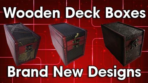 Custom Wooden Card Game Boxes - Make 100