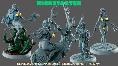 Beauties of the Elven Forest Kingdom (STL Files)