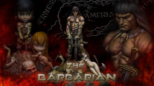 The Barbarian - model kits