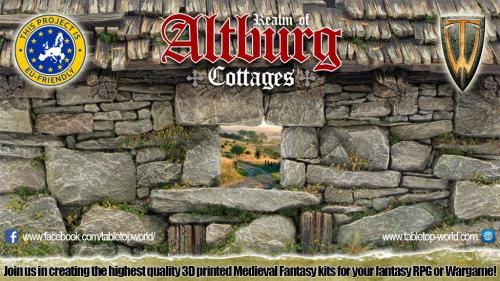 Tabletop World s Realm of Altburg - Cottages